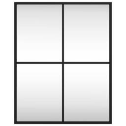 Berkfield Home Wall Mirror Black 40x50 cm Rectangle Iron - thumbnail 3