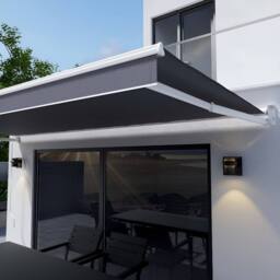 Primrose Awnings Essential Manual Retractable Awning 3m Wide in Charcoal - thumbnail 3
