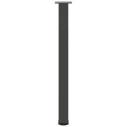 Berkfield Home Coffee Table Legs 4 pcs Anthracite 100-102 cm Steel in Black - thumbnail 6