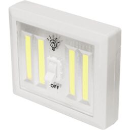mysmartbuy 4-COB LED Light - Battery Powered Portable Wire Free Light with Central Switch for Wardrobes, Cupboards, Sheds, Garages & More in White - thumbnail 4
