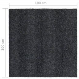 Berkfield Home Dirt Trapper Carpet Runner 100x100 cm Anthracite in Black - Size: 100 cm diameter - thumbnail 6