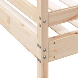 Berkfield Home Bunk Bed without Mattress 80x200/120x200 cm Solid Wood in Light Tan - thumbnail 7