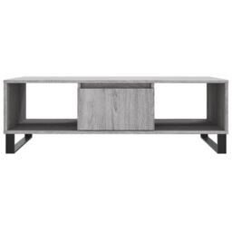 Berkfield Home Coffee Table Grey Sonoma 104x60x35 cm Engineered Wood - Size: 104 x 60 x 35 cm - thumbnail 5