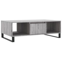 Berkfield Home Coffee Table Grey Sonoma 104x60x35 cm Engineered Wood - Size: 104 x 60 x 35 cm - thumbnail 2