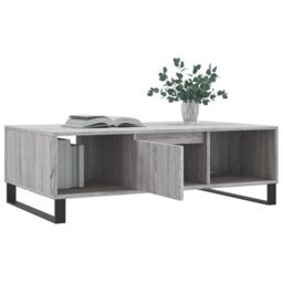 Berkfield Home Coffee Table Grey Sonoma 104x60x35 cm Engineered Wood - Size: 104 x 60 x 35 cm - thumbnail 4