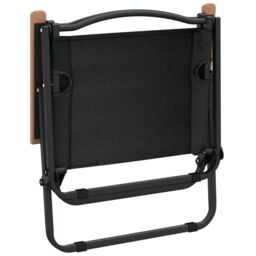 Berkfield Home Camping Chairs 2 pcs Black 54x43x59cm Oxford Fabric - Size: 54 x 43 x 59 cm - thumbnail 6