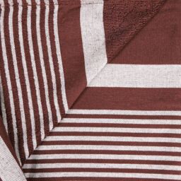 Nicola Spring 100% Cotton Bath Towel Turkish Style Hamman Blanket Bath Sheet - 160 x 90cm (x5) in Burgundy - thumbnail 4