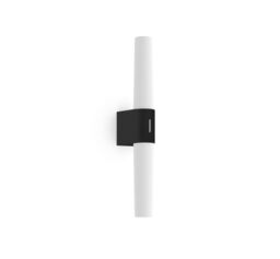 Nordlux Helva Wall Light Black Plastic Bathroom LED IP44 3000k Mains