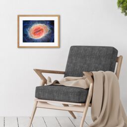 Artery8 Wall Art Print NASA James Webb Telescope MIRI Image of the Ring Nebula Planetary Messier 57 Intricate Details of a Dying Star Formation - thumbnail 2