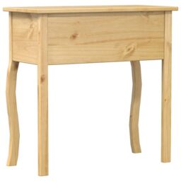 Berkfield Home Console Table Corona 73x35x73 cm Solid Wood Pine in Brown - Size: 73 x 35 x 73 cm - thumbnail 6