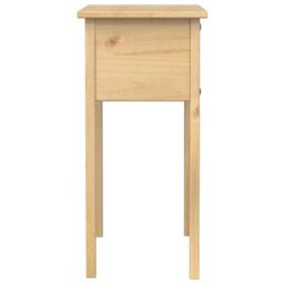 Berkfield Home Console Table Corona 73x35x73 cm Solid Wood Pine in Brown - Size: 73 x 35 x 73 cm - thumbnail 5