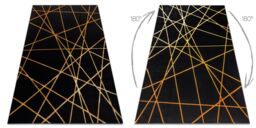RugsX Gloss Rug in Black - Size: 140 cm x 190 cm - thumbnail 2
