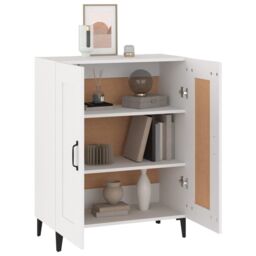 Berkfield Home Sideboard White 69.5x34x90 cm Engineered Wood - thumbnail 4