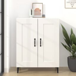 Berkfield Home Sideboard White 69.5x34x90 cm Engineered Wood - thumbnail 1