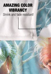 JQ Licensing Lc Christmas Santa & New Fawn Silky Touch Super Soft Throw Blanket 152 X 127 cm in White - thumbnail 4