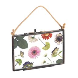 "Nicola Spring 5x Hanging Metal Photo Frames - 6"" x 4"" - Black - Picture Frame Wall Mounted Frame with Rope" - thumbnail 4