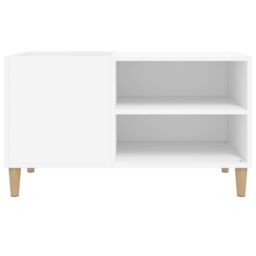 Berkfield Home Record Cabinet White 84.5x38x48 cm Engineered Wood - thumbnail 5