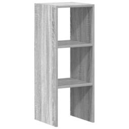 Berkfield Home Bookcase Stackable Grey Sonoma 30x30x80 cm Engineered Wood - Size: 30 x 30 x 80 cm - thumbnail 1
