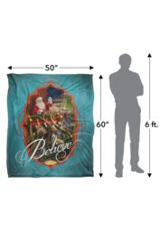 Warner Brothers Polar Express Silky Touch Super Soft Throw Blanket 152x127cm in White - Size: 152x127 cm - thumbnail 3