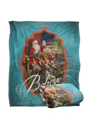 Warner Brothers Polar Express Silky Touch Super Soft Throw Blanket 152x127cm in White - Size: 152x127 cm - thumbnail 2
