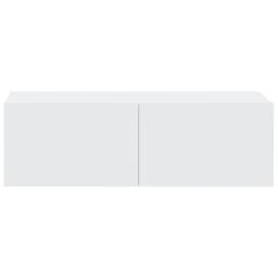 Berkfield Home Wall TV Cabinets 4 pcs White 100x30x30 cm - Size: 100 x 30 x 30 cm - thumbnail 5