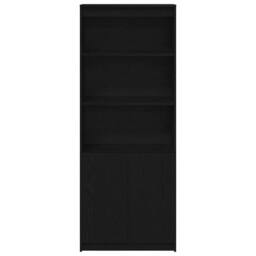 Berkfield Home Highboard Black Oak 70x35x180 cm Engineered Wood - Size: 70 x 35 x 180 cm - thumbnail 6