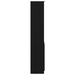 Berkfield Home Highboard Black Oak 70x35x180 cm Engineered Wood - Size: 70 x 35 x 180 cm - thumbnail 7