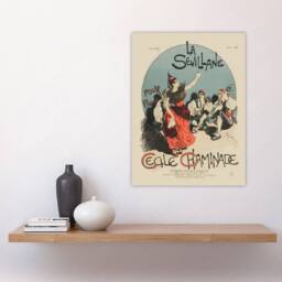 "Artery8 Overture Cover for Woman from Seville Steinlen Wall Art Poster Print - Size: W12"" x H16""" - thumbnail 4