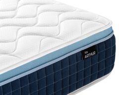 Arthur Sleep Ice Arthur 3000 Pocket Spring Cool Gel Foam Mattress in White - Size: Small Double - thumbnail 6