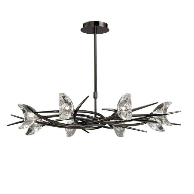 Netlighting Eclipse Telescopic 8 Light G9 Black Chrome - image 1