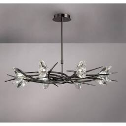 Netlighting Eclipse Telescopic 8 Light G9 Black Chrome - thumbnail 2