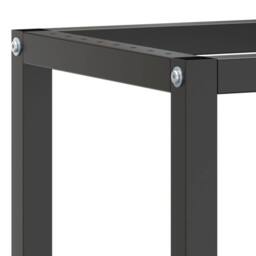 Berkfield Home Work Bench Frame Matte Black & Matte Red 110x50x79 cm Metal - Size: 110 x 50 x 79 cm - thumbnail 6
