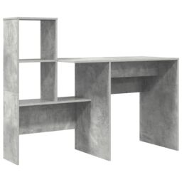 Berkfield Home with Drawer with Shelf Concrete grey 131.5 x 50 x 106.5 cm Engineered wood - thumbnail 4