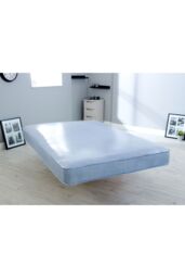 Starlight Beds Source 5 Contract Water-Resistant Mattress Durable Easy Clean Design in Blue - Size: EU King