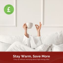 Rediffusion CosyDreams Single Fitted Heated Underblanket in White - Size: 135 cm x 65 cm - thumbnail 4