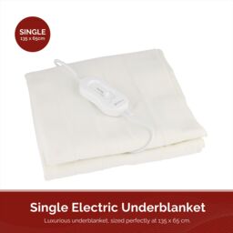 Rediffusion CosyDreams Single Fitted Heated Underblanket in White - Size: 135 cm x 65 cm - thumbnail 5