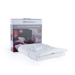 Rediffusion CosyDreams Single Fitted Heated Underblanket in White - Size: 135 cm x 65 cm - thumbnail 1