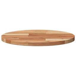 Berkfield Home Table Top Round √ò40x2 cm Solid Wood Acacia in Brown - Size: 40x2 cm - thumbnail 4