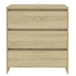 Berkfield Home Sideboard Sonoma Oak 70x41x75 cm Engineered Wood in Light Tan - Size: 70 x 41 x 75 cm - thumbnail 1