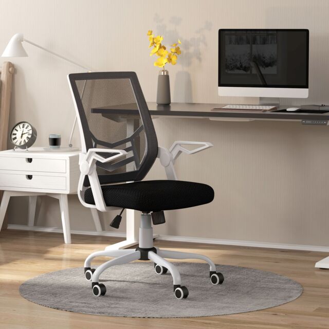 VINSETTO Mesh Swivel Office Chair Task Computer Chair w/ Lumbar Support - image 1