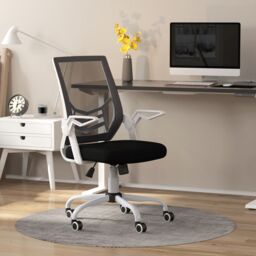 VINSETTO Mesh Swivel Office Chair Task Computer Chair w/ Lumbar Support - thumbnail 1