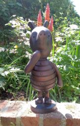 Inspirational Gifting Piglet Garden Sculpture Ornament Decor Statue Large in Bronze - thumbnail 3