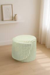 GAVENO CAVAILIA 3 In 1 Malibu Ottoman Stool in Cream - Size: 1 Seater - thumbnail 4