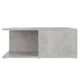 Berkfield Home Durable Coffee Table Concrete Grey 80x80x31 cm Engineered Wood - Size: 80 x 80 x 31 cm - thumbnail 5