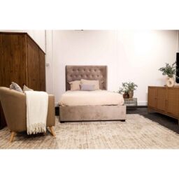 Lemon Pavilion Furniture Havana 2 Door Wardrobe - Pine - L57 x W103 x H186 cm - Pine in Brown - Size: 1 Pack - thumbnail 3