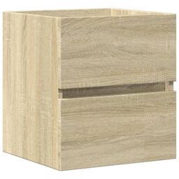 Berkfield Home Sink Cabinet Sonoma Oak 41x38.5x45 cm Engineered Wood in Brown - thumbnail 2
