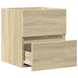 Berkfield Home Sink Cabinet Sonoma Oak 41x38.5x45 cm Engineered Wood in Brown - thumbnail 5