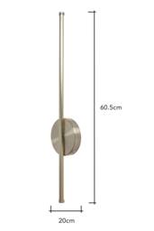 BHS Lighting Rosanna Rechargeable Wall Light in Silver - thumbnail 5