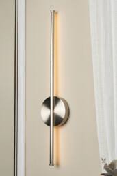 BHS Lighting Rosanna Rechargeable Wall Light in Silver - thumbnail 4