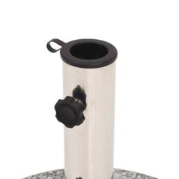 Berkfield Home Parasol Base Granite Round 20 kg in Grey - thumbnail 4